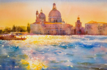 Venice landscape, watercolour