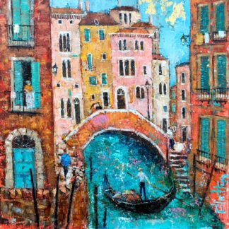 Ellie Hesse -  Gondolier, Venice
