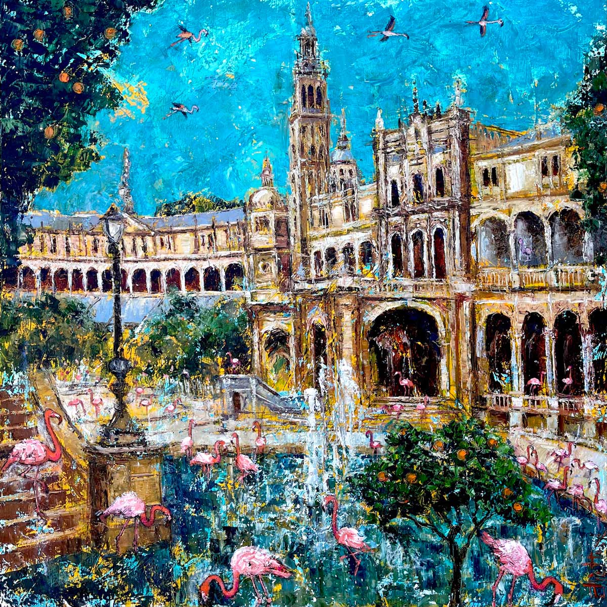Ellie Hesse - Flamingos in Seville