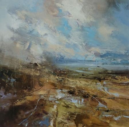 landscape painting by Claire Wiltsher